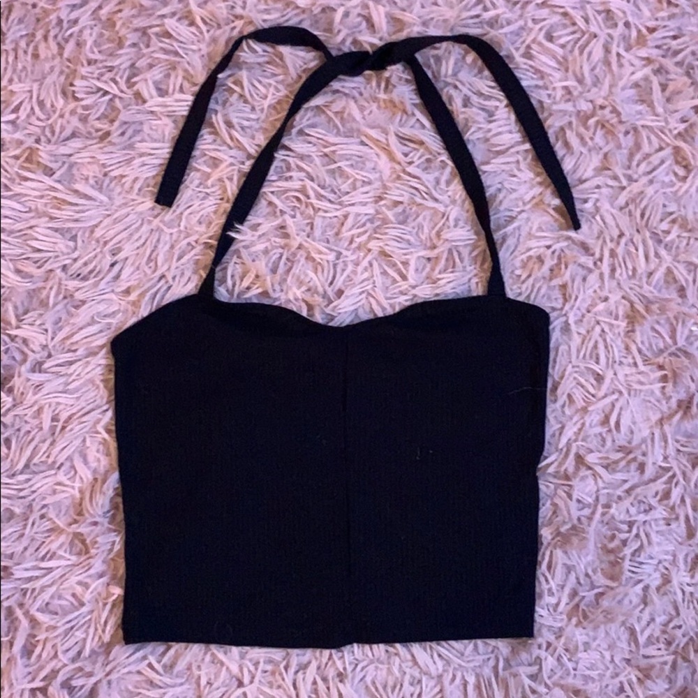 Pacsun cropped halter top